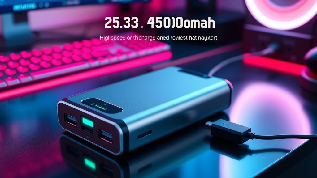 INIU 25000mAh移动电源限时5折！游戏设备快充神器