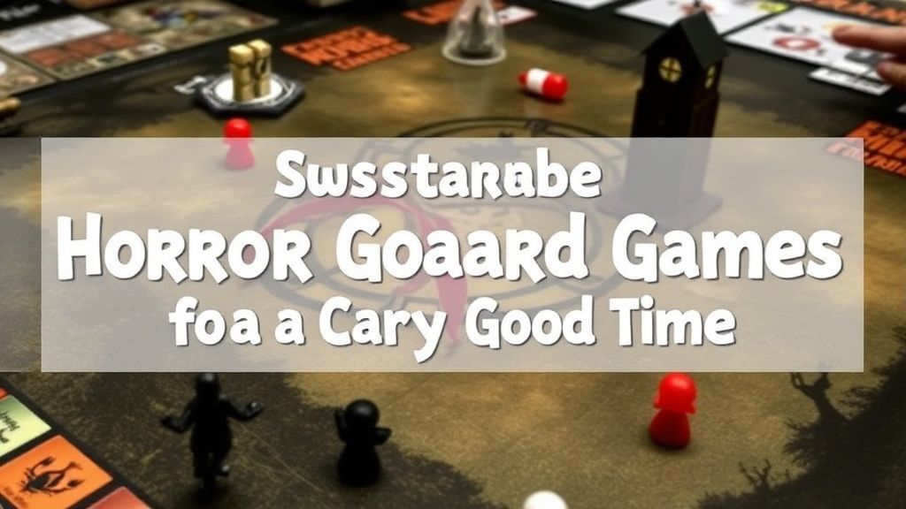 【恐怖桌游盘点】10款让你惊声尖叫的恐怖主题桌游推荐